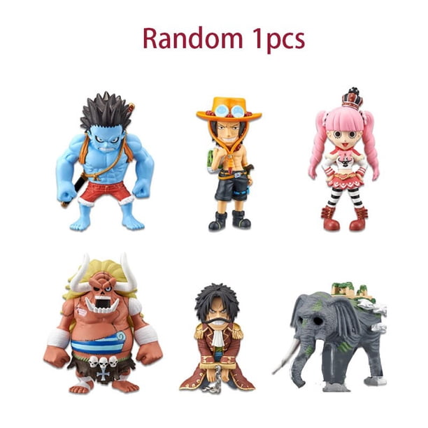 BANDAI Genuine Anime Figures ONE PIECE Monkey D. Luffy Action Figures Model Collection Hobby Gifts Toys Random 1pcsAbout 6 cm Gong Bohan LED