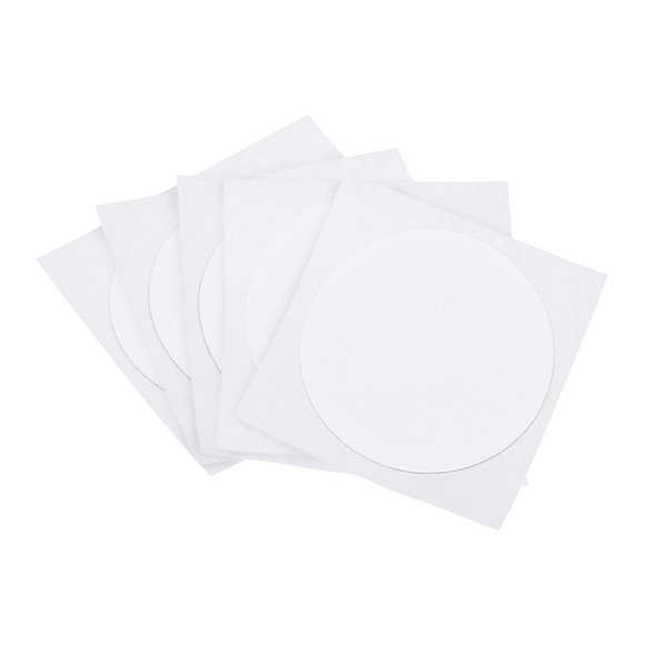 Unique Bargains 25mm/1' Dia NFC Stickers NTAG215 504 Bytes Blank Round NFC Tags White 20 Pack