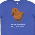 thumbnail image 4 of Inktastic I Am an Adorable Ball of Fluff- Cute Kiwi Bird Youth T-Shirt, 4 of 5