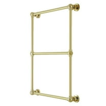 Kingston Brass DTM32243PB 24 x 32 in. Palatine Wall Mount Towel Rack, Polished Brass
