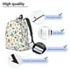 thumbnail image 3 of Disketp Travel1 Mochila de Lona Estampada, Mochila Escolar de Viaje Ligera para Estudiantes y Portátil-Small, 3 of 5