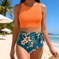 thumbnail image 3 of Guluxicc Two Piece Swimsuits for Women Tummy Control High Waisted Swim Bathing Suits for Summer Beach Vacation, 3 of 8
