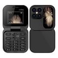 thumbnail image 1 of New Mini Flip Mobile Phone 2 Sim Card Small Display Foldable Cell Phone Unlocked Flip Phone 2g Flip Cell Phone For Seniors, 1 of 1