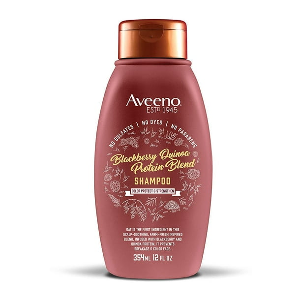 Aveeno Blackberry Quinoa Protein Blend Shampoo, 12 fl. Oz - 2 Pack
