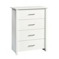 Mainstays Hillside 4Drawer Dresser, White Finish
