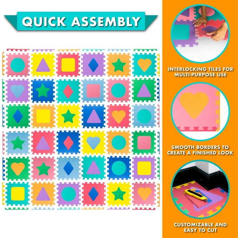 Colors and Shapes Activity Mats Collection