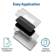 onn Privacy Glass Screen Protector for iPhone® 17 Pro Max, Made with Durable Glass by Corning™ for Ultimate Protection, Includes Easy Application Tray