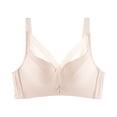 thumbnail image 2 of ATENAR Womens Bras,Wireless Bras for Women,Supportive Bras for Women,Comfort Fit,Soft,Solid,Nylon,Beige,S(US:4), 2 of 9