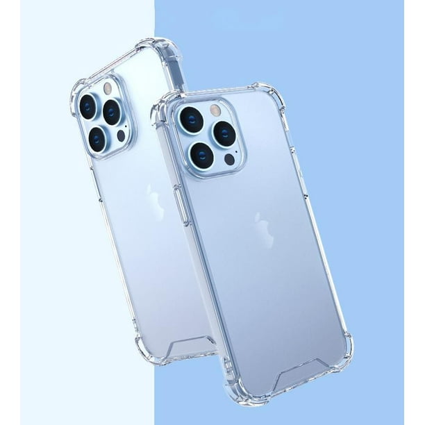 Coque pour iPhone 14, coque antichoc, coque/étui rigide pour iPhone avec  armure hybride transparente 