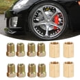 thumbnail image 3 of Brake Tube Connector, 4-Union 8-Nut 12pcs Brake Line Fittings Kit 3/8in-24 Thread Brass  For 3/16in Pipe, 3 of 8