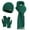Green, variant on Oalirro Womens Hat Scarf Glove Sets Christmas Gift Winter Fashion Warm Earmuffs Knitted Hat Wool Cap Hat Scarf 3 Piece Set for Outdoor Casual Hiking