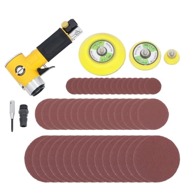 findmall 1/2/3 inch Random Orbital Air Sander Mini Pneumatic Sander for Auto Body Work