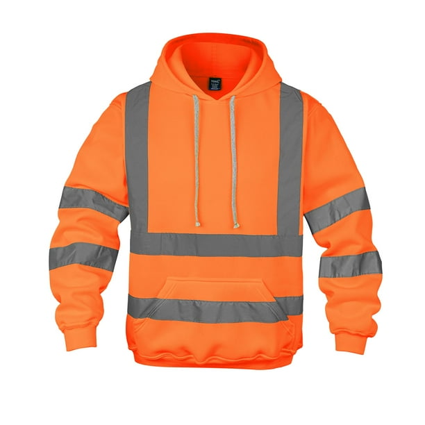 Sudaderas con capucha de trabajo Wefeyuv de seguridad de alta visibilidad para hombre