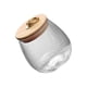 thumbnail image 4 of Cereal Storage Jar 1Pc Sealed Glass Container For Kitchen Use Transparent Round Belly Moisture-proof Design, 4 of 4