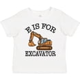 thumbnail image 3 of Inktastic Construction Trucks E is for Excavator Boys Toddler T-Shirt, 3 of 5
