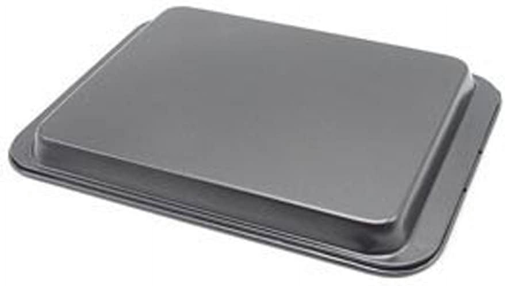 Little Small Baking Sheets Nonstick Set of 2 (9.5inch X 7.1inch) - 8 Inch Nonstick Baking Toaster Oven Tray Cookie Sheets, 1 or 2 Person Household