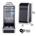 thumbnail image 2 of Caja de seguridad metálica Safe Master Lock de 3 pulgadas para montaje en pared con 4 dígitos, 2 of 8