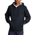 thumbnail image 2 of Champion Mens Powerblend Fleece Full Zip Hoodie Long Sleeve Sweatshirt Logo S0891, 2 of 2