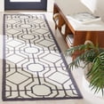 thumbnail image 2 of SAFAVIEH Four Seasons Tylar Geometric Runner Rug, Ivory/Black, 2'3" x 8', 2 of 7