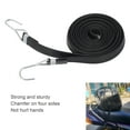 thumbnail image 4 of 10Pcs Bungee Cords with Hooks, 2cm Width Flat Heavy Duty Elasticity Straps, Outdoor Bungie Straps, Adjustable Bungee Cord for Camping Truck, Bike, Cars, Tarp Rope, 4 of 7