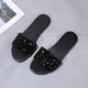 thumbnail image 4 of Amzcrzy Zapatos de mujer,Zapatos de mujer,Zapatillas de mujer, Chanclas de moda para mujer, para uso en interiores y tiempo libre, con punta abierta, planas y para playa. Sandalias Mujer Zapatillas D, 4 of 6