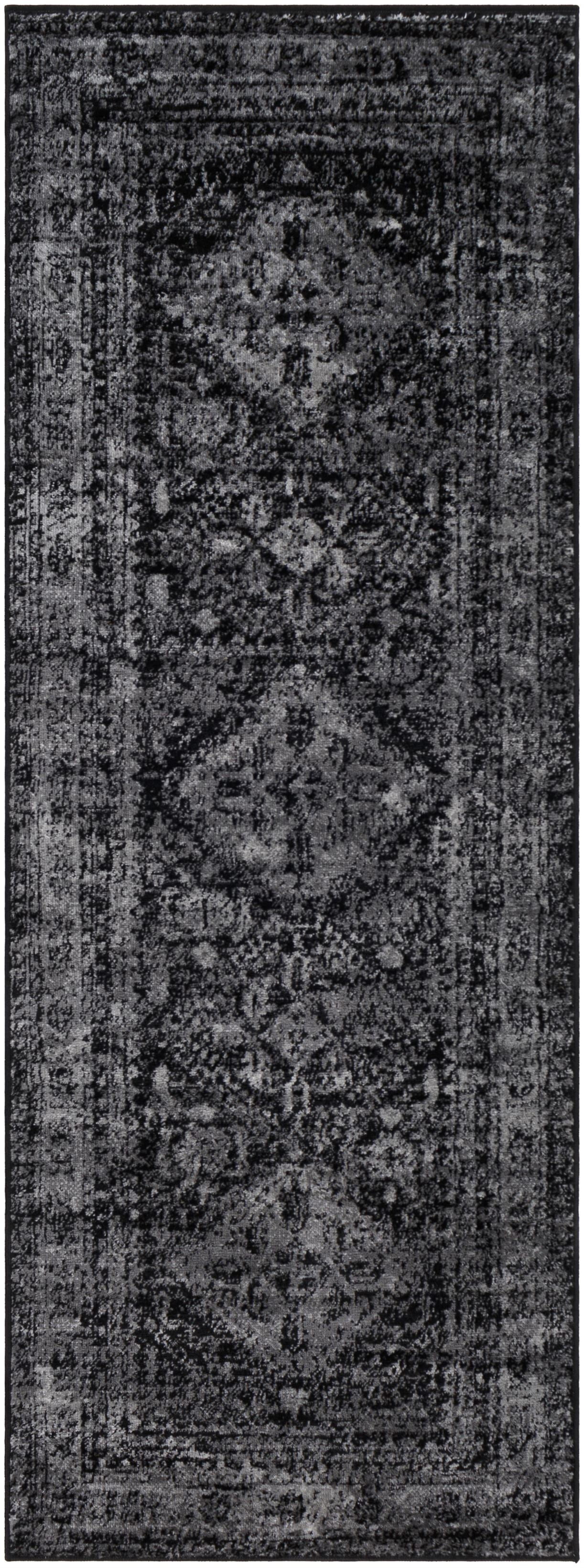 Mark&Day Area Rugs, 2x16 Jules Traditional Navy Runner Area Rug (2'7" x