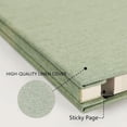 thumbnail image 6 of Clearance Under $15, 1 Pack Self-Adhesive Photo Album memory book, DIY Scrapbook with Linen Cover and Protective Film, 20-Page Large Capacity Album with Marker Pen, 32*27*2cm(J), 6 of 7