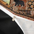 thumbnail image 3 of Castle Fairy Teens Rustic Patchwork Wildlife Duvet Cover King,Duck Deer Bear Plaid Log Cabin King Bedding,Brown Tan Red,Black Reversible,3 Pieces,No Comforter,1 Duvet Cover and 2 Pillowcases, 3 of 5