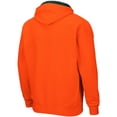 thumbnail image 3 of Men's Colosseum Orange Miami Hurricanes Arch & Logo 3.0 Full-Zip Hoodie, 3 of 3