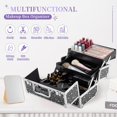 thumbnail image 4 of Caja de cosméticos Makeup Train de Leeora&Leekoo con espejo y estrella parpadeante, 4 of 7