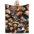 thumbnail image 2 of Blanket Hugh Jackman Soft and Comfortable Wool Fleece Throw Blankets Gift for Home Decoration Sofa Office car Camping Yoga Travel Home Decoration Cozy Plush Beach, 2 of 5