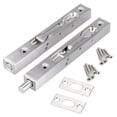thumbnail image 1 of EASTIN 2 Pcs Door Flush Bolt - 6 Inch Concealed Security Door Lock for French Doors, 1 of 8
