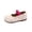 Beige, variant on Bxsruta Toddler Girl Shoes Mary Janes Polka Dot Flat Shoes Casual Walking Shoes