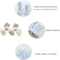 thumbnail image 2 of Unisex Baby Terry Socks 5-Pack for Baby boy and girl 0-12 Months Warm Cotton Socks, 2 of 6