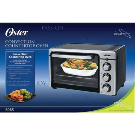 Oster 6085 Channel 6slice Toaster Oven Brushed Stainless Steel