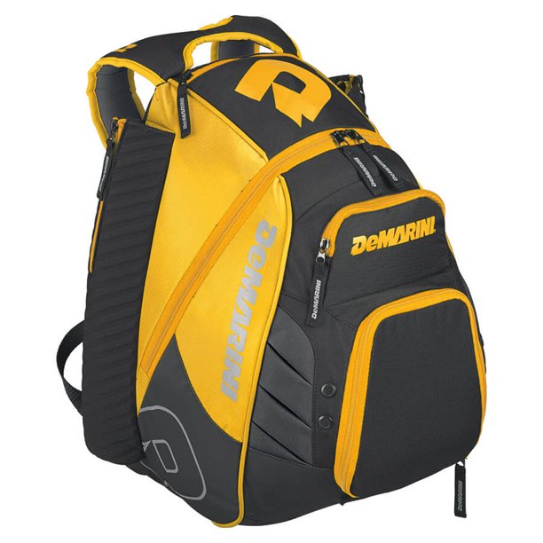 DeMarini Voodoo Rebirth Baseball & Softball Backpack, Yellow Walmart