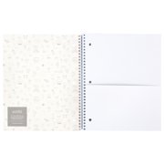 Yoobi Aqua Retro Skates 1 Subject College Ruled Spiral Notebook
