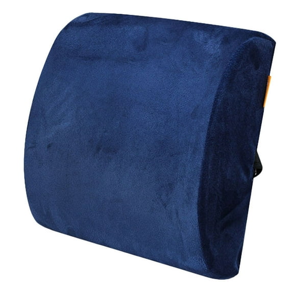 DINHEAROM Lumbar Pillow Car Lumbar Support Cushion Blue 1Pack 12.2x3.9in