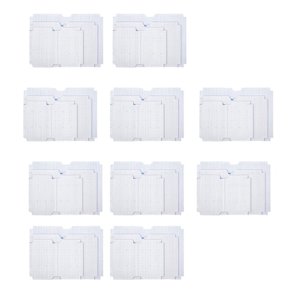 Jesscasday 30 Sheets Clear Book Cover Films A 4 16K 25K Book Cover Self-Adhesive Bookcover