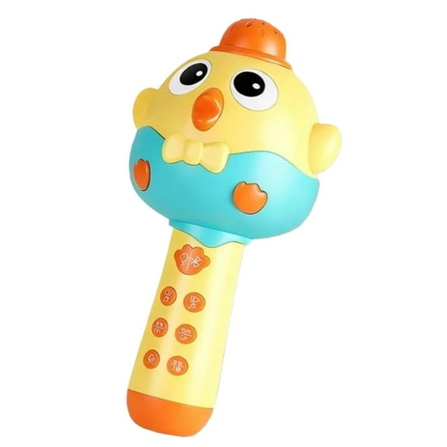 1-Pack Children's 2-In-1 Portable Microphone Toy with Music & Song Playback, Kids Karaoke Singing Machine for Birthday Party, Fun Musical Entertainment for Boys & Girls