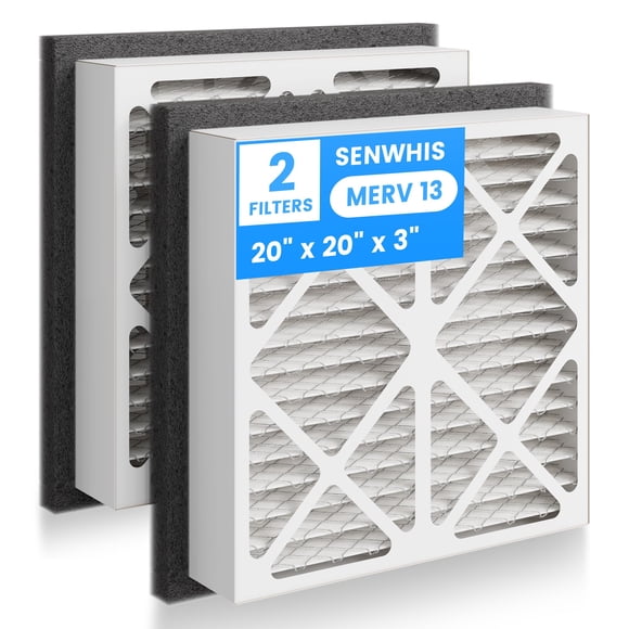 20x20x3 MERV 13 Pleated Air Filter Replacement for Zephyr VGF Series 20x20x3 Whole Home Return Air Grille Filter, MERV 13 Air Filtration System, 2 Pa