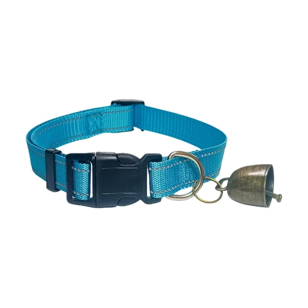 Gargantilla de cabra con ajustable con hebilla de liberación rápida, antipérdida, reflectante, para animales de pastoreo, suministros para ma Azul