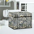 thumbnail image 4 of SEANATIVE Wood Daisy Cover for Sewing Machine Easy Storage Sewing Machine Protector Cover with Pockets Aesthetic Sewing Machine Cover Dust Cover with Pocket, 4 of 7