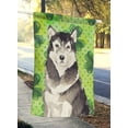 thumbnail image 2 of Carolines Treasures CK1798CHF Shamrocks Alaskan Malamute Drapeau Toile Maison Taille, 2 of 4