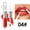 04#Bright Orange Red, variant on Julystar Double-Ended Lip Gloss & Lip Oil, Long Lasting Non-Stick Cup Waterproof Lip Makeup, Velvety Matte & Mirror Shine Dual Finish Easy Color Payoff for Daily Lip Styling