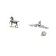 thumbnail image 5 of Figura de caballo,Figura de caballo Escultura animal coleccionable,Decoración de pared con pergaminos,Decoración de pared con pergamino,arte rústico de metal,Figura, 5 of 8