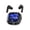 Black, variant on See Through Radio Earphones Color Display Touch Action Active Noise Cancellation Function 30H Amusement Ergonomic Shape Clear Acoustics
