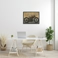 thumbnail image 3 of Stupell Industries Vintage Motorcycle Collage Transportation Painting Black Framed Art Print Wall Art, 30 x 24, 3 of 9