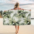 thumbnail image 5 of Matoen Oversized Beach Towel 59x30 in Sandproof Extra Large Beach Towels Microfiber Quick Dry for Adults, 5 of 8