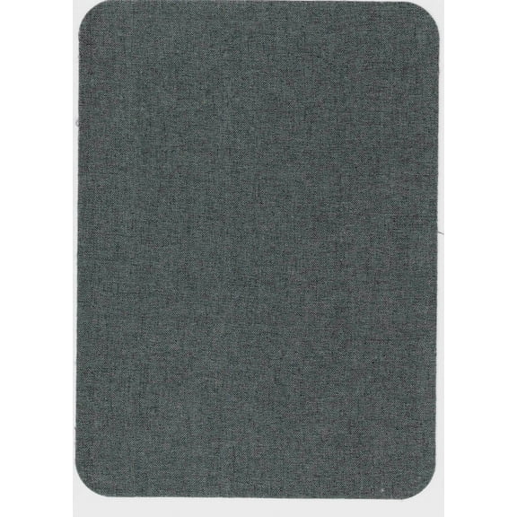 Linen Fabric Repair Patch - 3 Self-Adhesive Patches, Dark Grey